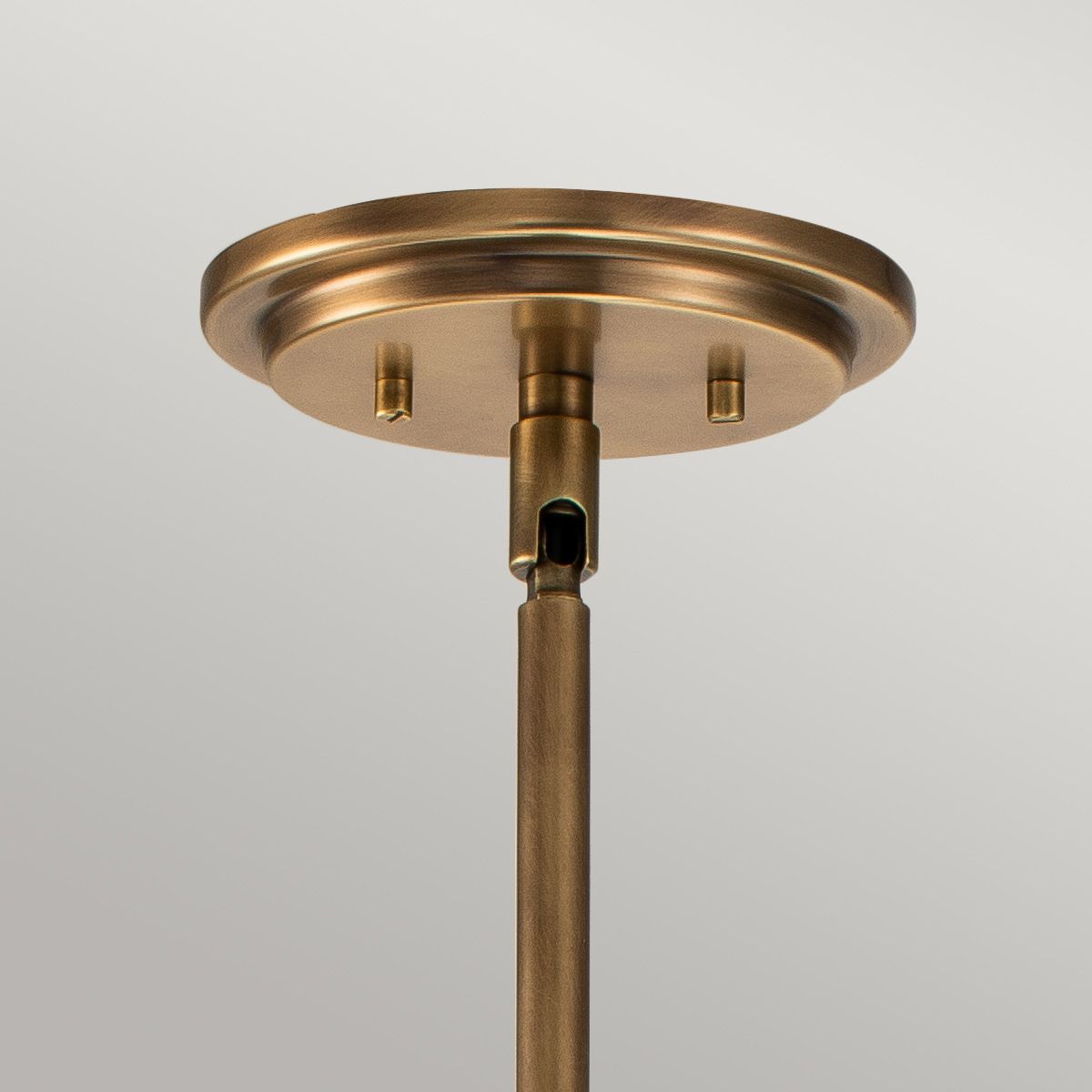 SOM 1 Light Pendant in Brass with Opal Class - ID 13657