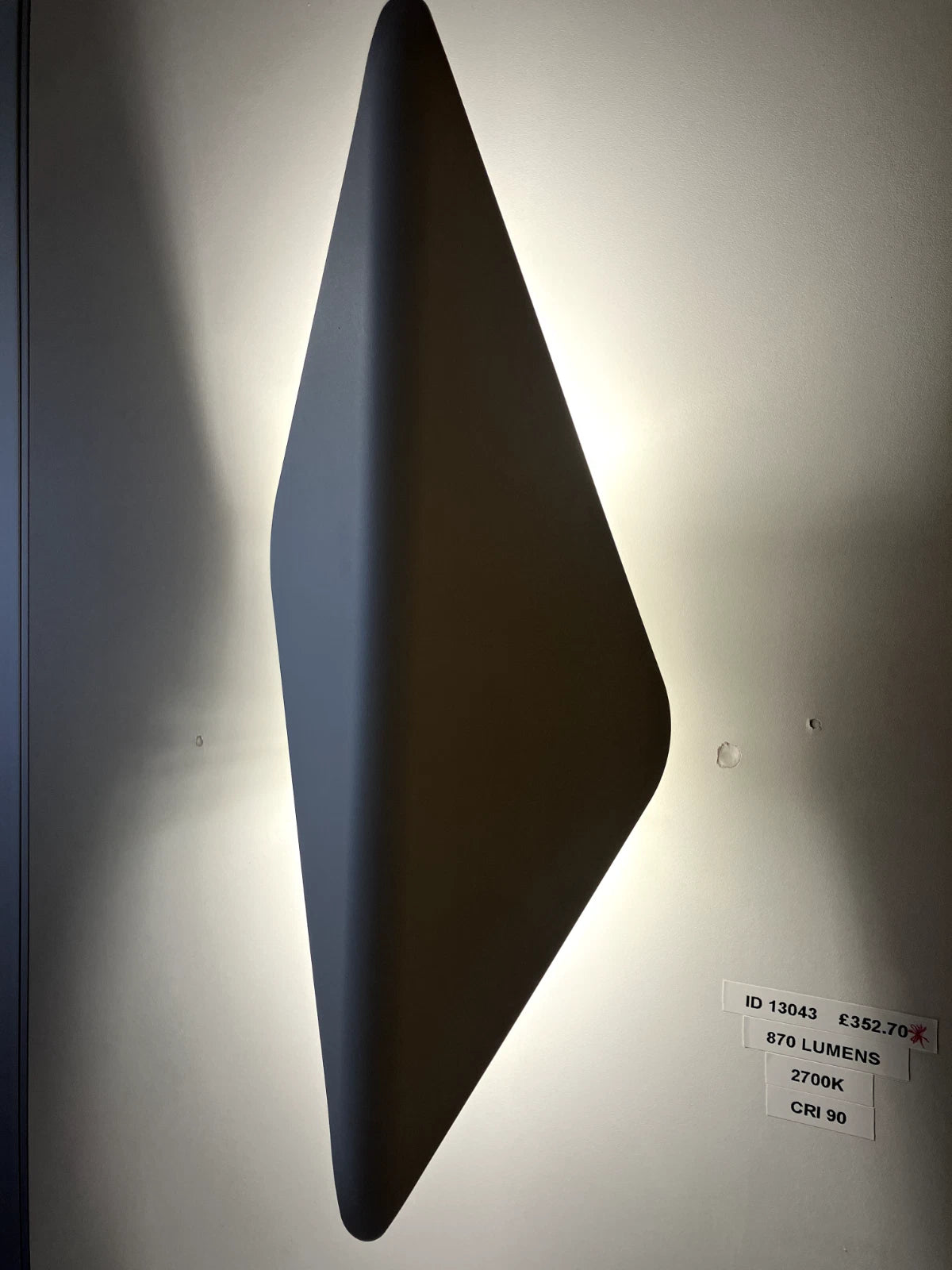 Grossmann KITO LED Two Lamp Wall Light in Matt White - ID 13043 - EX Display