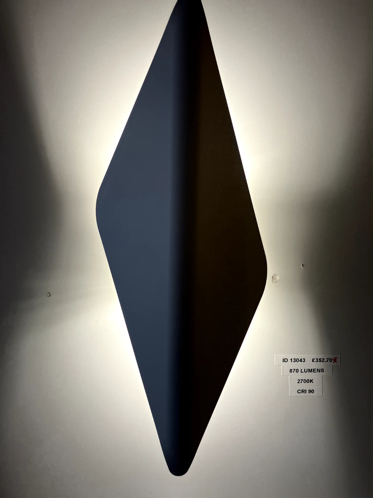Grossmann KITO LED Two Lamp Wall Light in Matt White - ID 13043 - EX Display