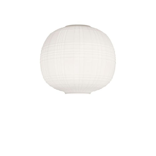 Foscarini Tartan E27 Flush Ceiling Light White (Bianco)
