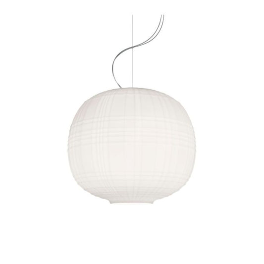 Foscarini Tartan LED Pendant White (Bianco) - On/Off