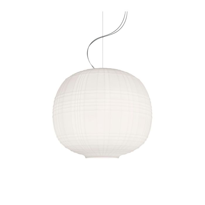 Foscarini Tartan E27 Pendant White (Bianco) - 10m Drop