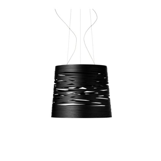 Foscarini Tress Large (Grande) LED Pendant Black - On/Off 10m Drop