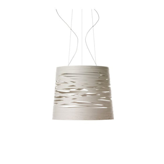 Foscarini Tress Large (Grande) LED Pendant Greige - On/Off 10m Drop