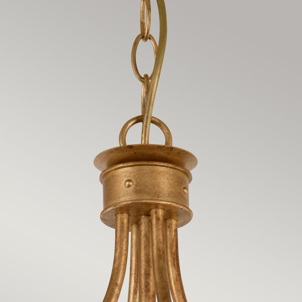 Eton Four Light Gold Patina Chandelier - ID 8439