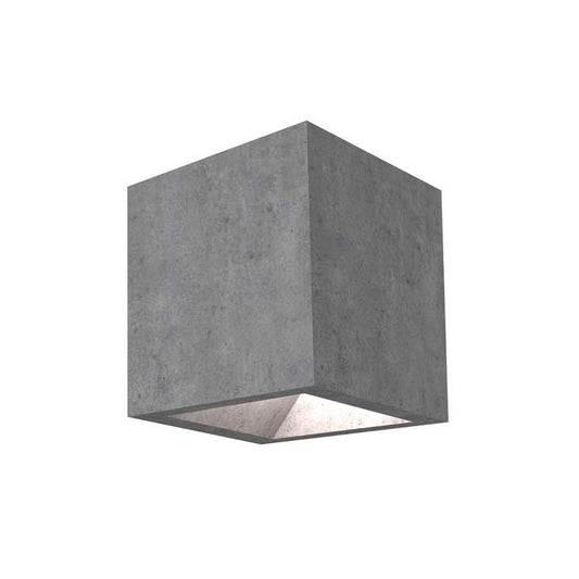 Cement Cube Outdoor Wall Light