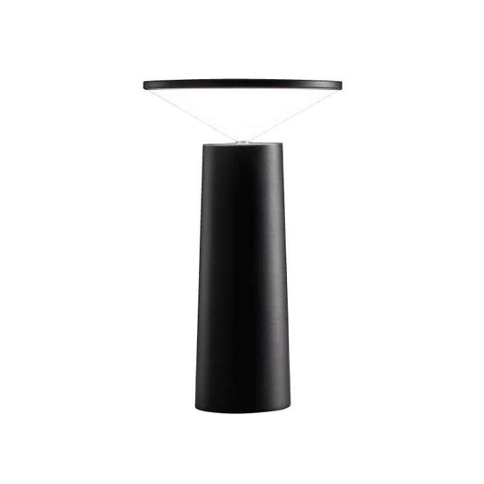 Halley Pivoting Rechargeable Table Lamp In Black - ID 9152