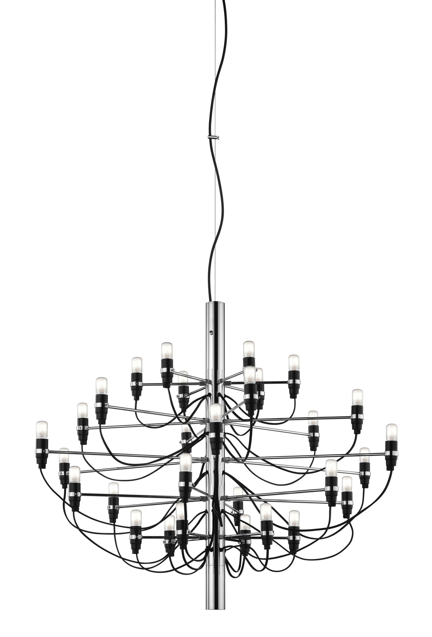 FLOS 2097/30 Suspension In Chrome With Clear LED Bulbs Included - ID 9890