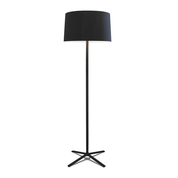 Belmont Black Floor Lamp with Shade - ID 8129