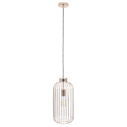 Culbokie French Gold Metal Long Wire Pendant - ID 9829