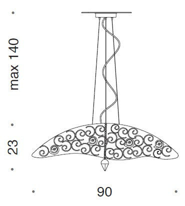 Crystal Marine Dome Chandelier