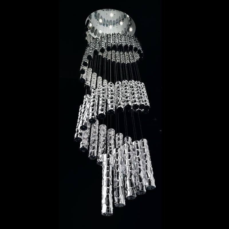 Becton Murano Glass Spiral Chandelier - ID 8072