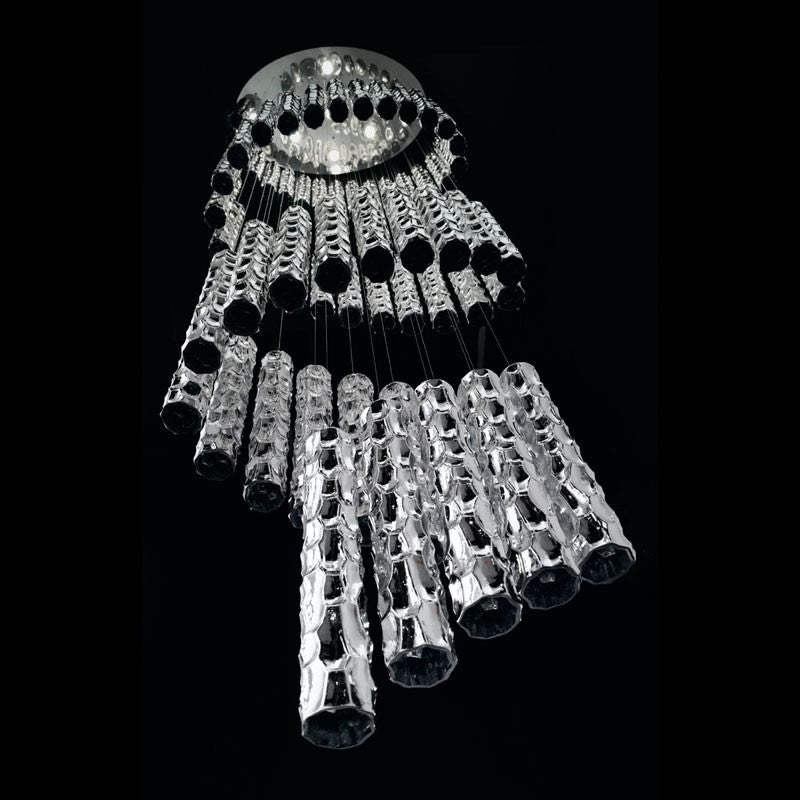 Becton Murano Glass Spiral Chandelier - ID 8072