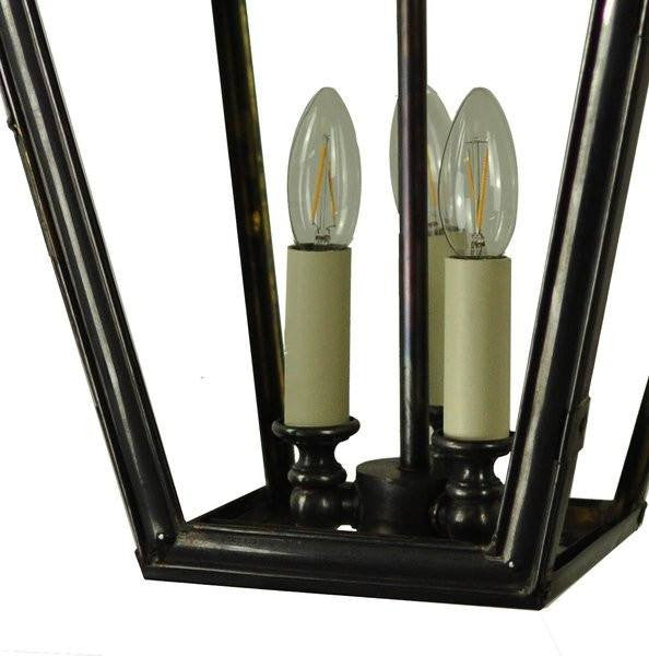 Classic Reproductions Balmoral Hanging Lantern (Large) w 3 Light cluster - London Lighting - 7