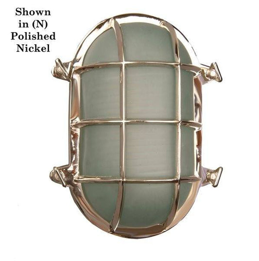 Classic Reproductions Oval Ships Bulkhead Light (Large) - London Lighting - 1