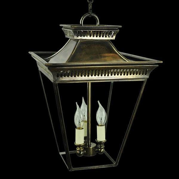 Classic Reproductions Pagoda 3 light Pendant (Medium) - London Lighting - 5