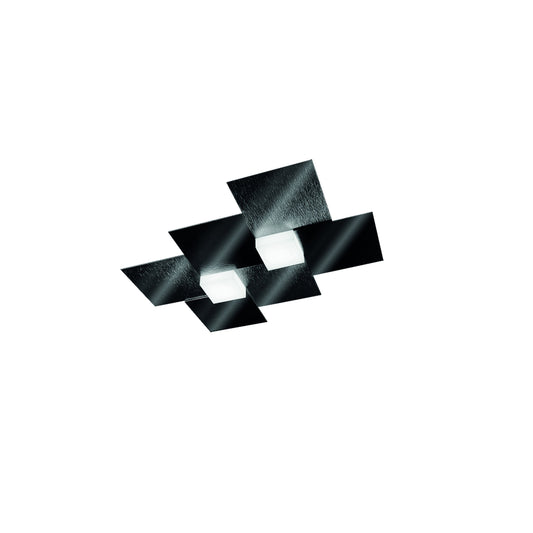 Grossmann CREO Two Lamp Wall / Ceiling Light in Gloss Black - ID 9549 - EX Display