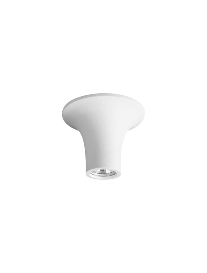 ORA Shaped Downlight In White Gypsum - ID 11384