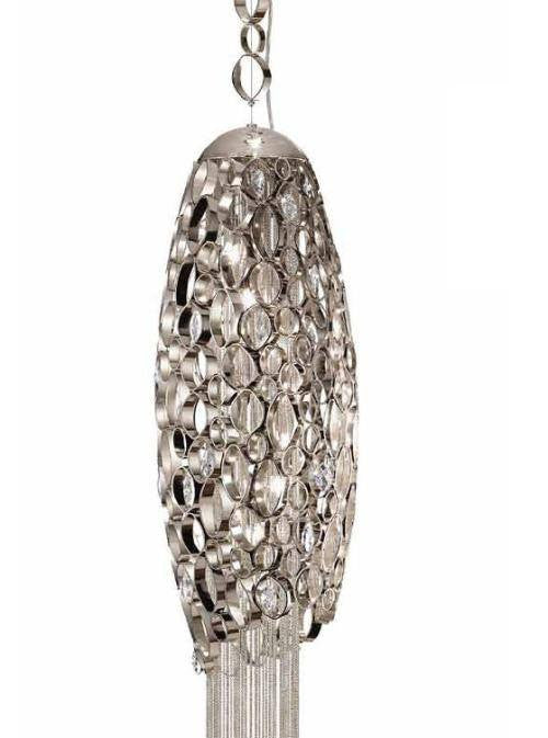 Chrysalis Large Suspension Pendant with LED in Base