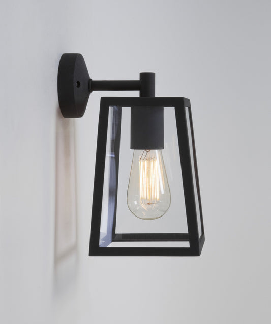 Calvi Black Outdoor Wall Light - London Lighting - 1
