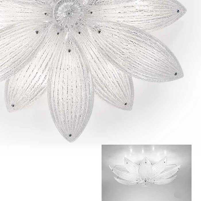 Paradise 65cm Murano Glass Flush Ceiling Lamp