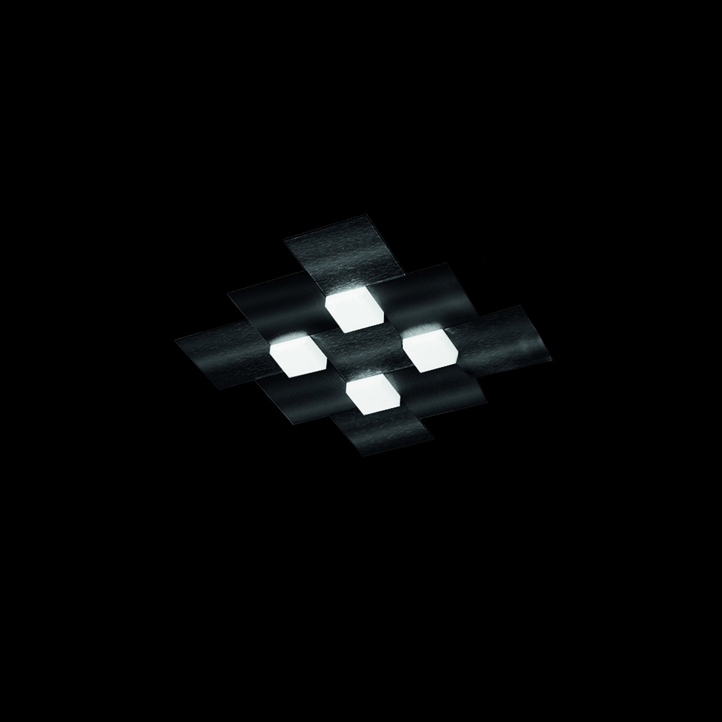 Grossmann CREO Four Lamp Square Ceiling Light - Colour Options