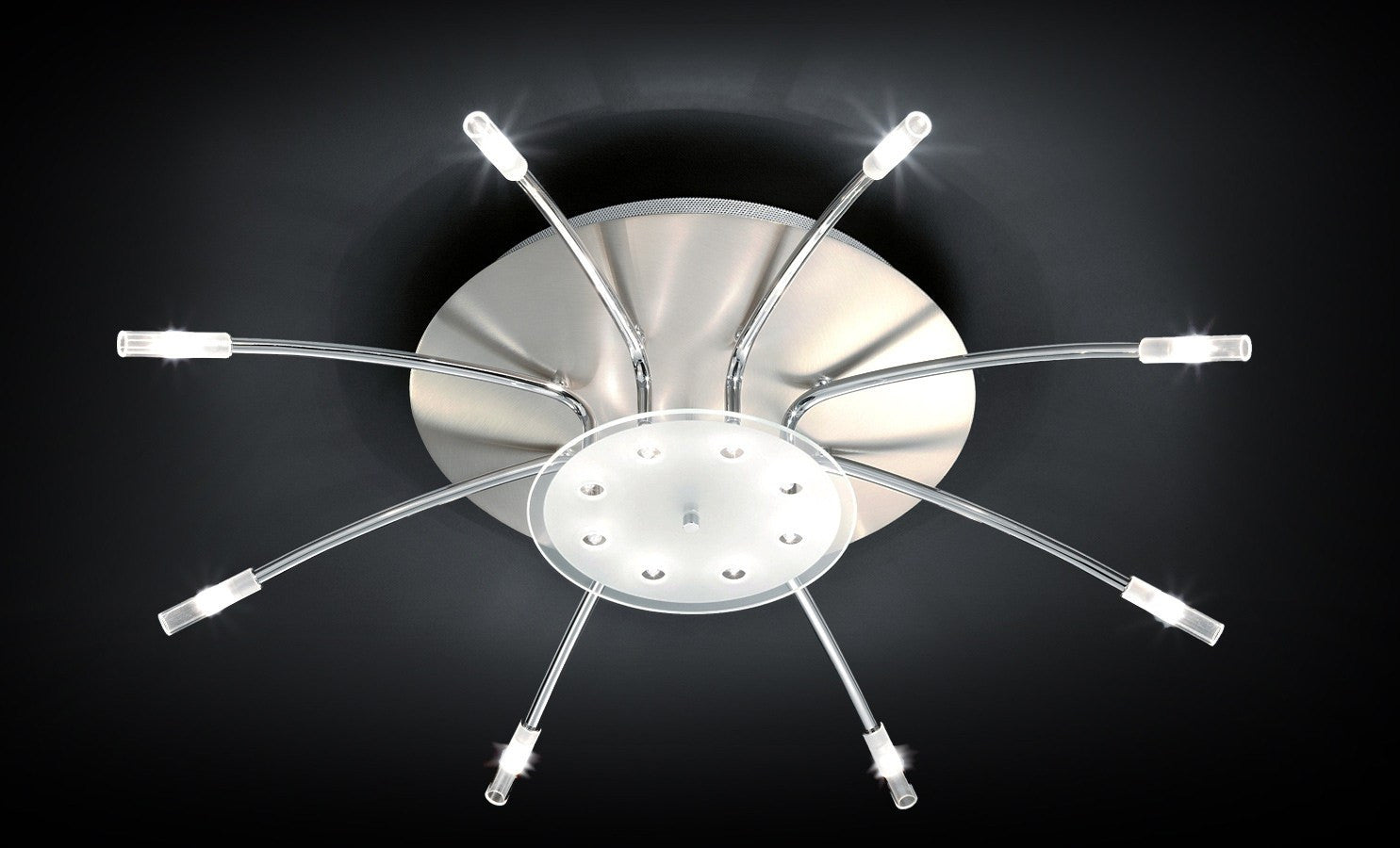 Grossmann Star 76-664-063 Matte Nickel Ceiling Light - London Lighting - 1