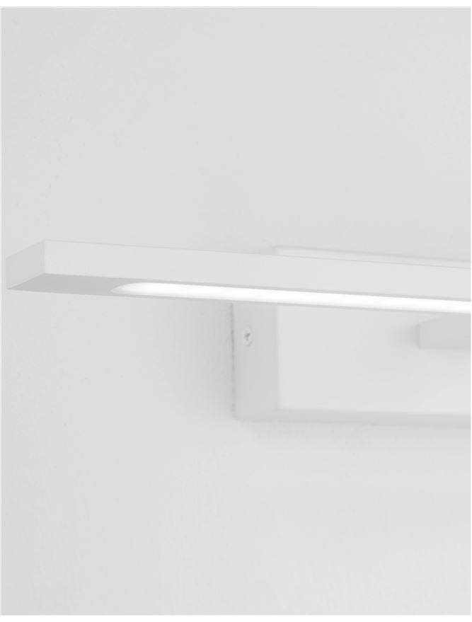 MON 41.5cm White Single Arm LED Bathroom Wall Light - ID 10973