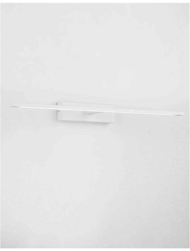 MON 62cm White Single Arm LED Bathroom Wall Light - ID 10974