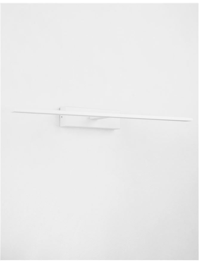 MON 62cm White Single Arm LED Bathroom Wall Light - ID 10974