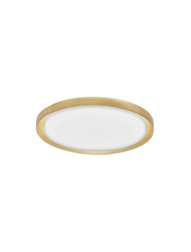 TRO Diffused Gold Leaf Aluminium Medium Ceiling Light - ID 10598