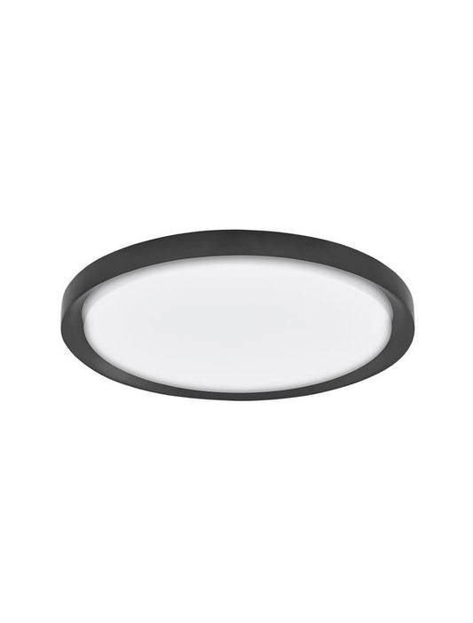 TRO Diffused Black Aluminium Large Ceiling Light - ID 10604