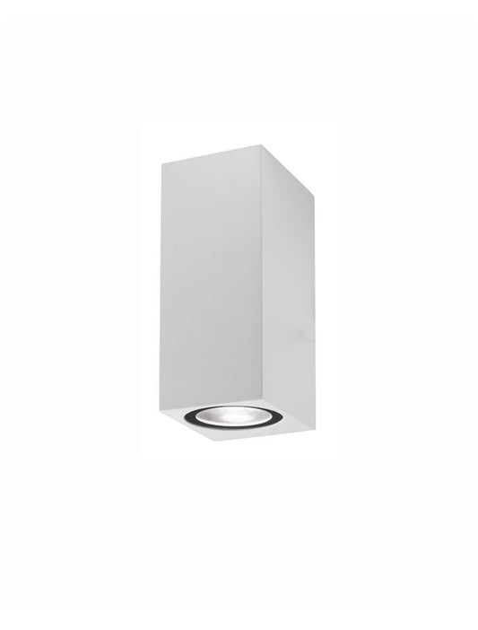 NER Compact Squared Edge White Outdoor Wall Up / Down Light - ID 10823