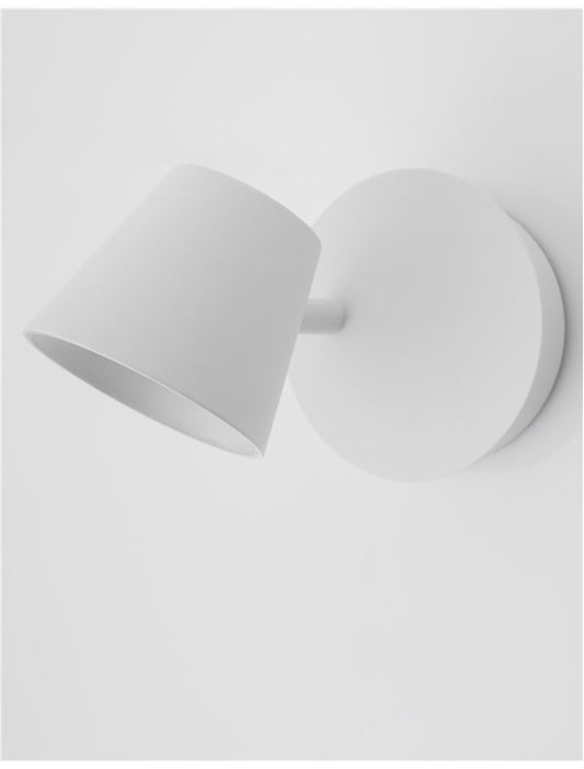 BAG Sandy White Metal Single Spotlight With Concealed Light Source  - ID 11064