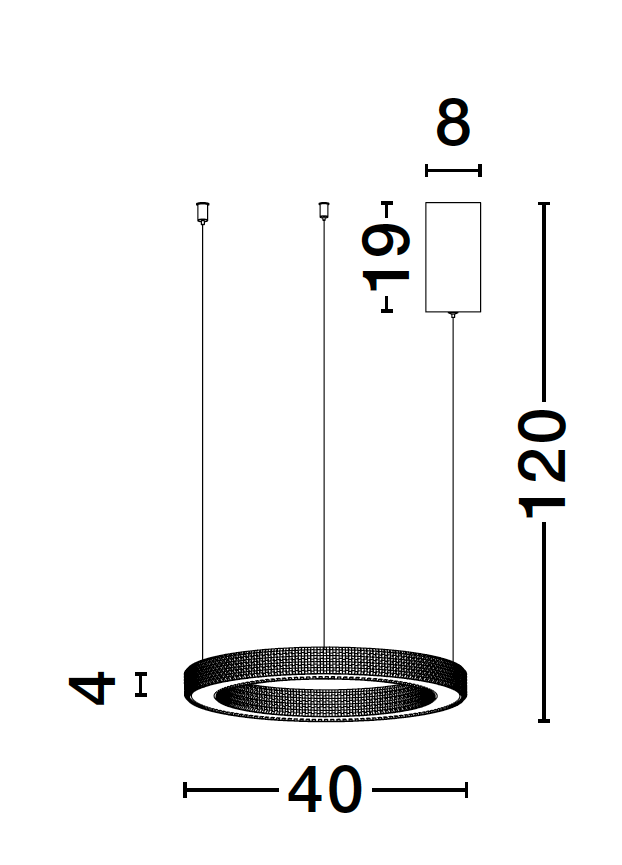 FIO Dimmable Gold & Acrylic Single Ring Flush Ceiling Light Small - ID 10072