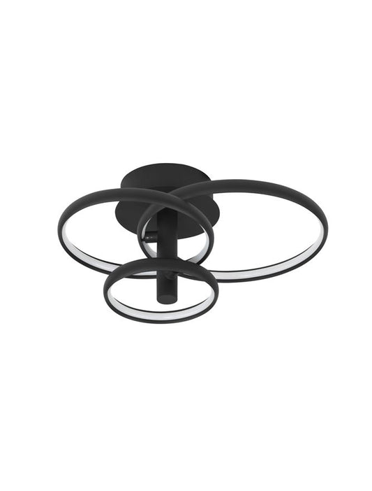 EMI Sandy Black Aluminium & Acrylic Adjustable Ceiling Light - ID 10584