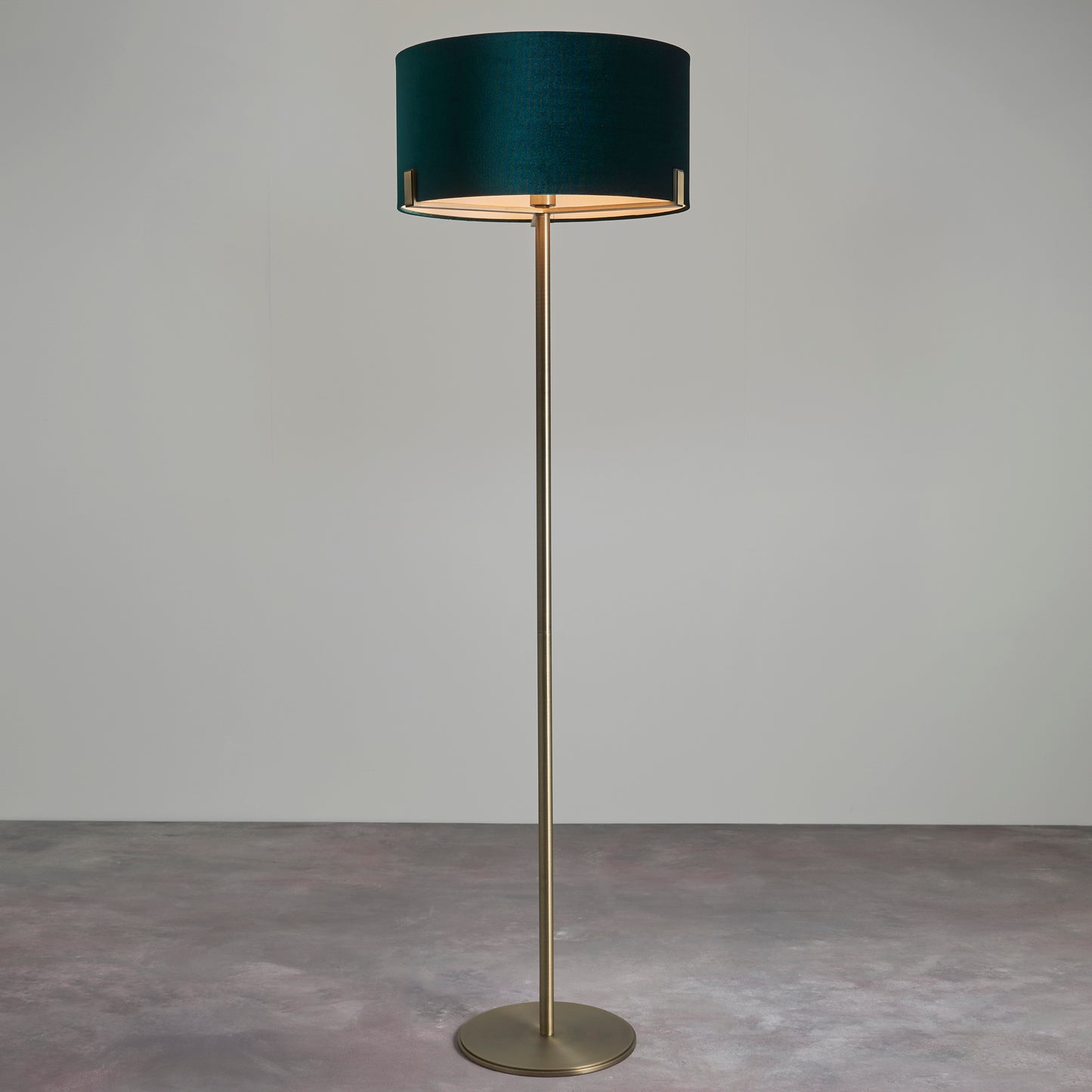 MBL Burwood Floor Lamp In Antique Brass - ID 11617