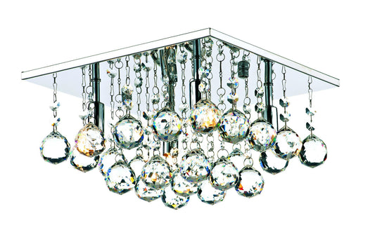 ID 2033 Chrome 4 Lamp Ceiling Light - London Lighting - 1