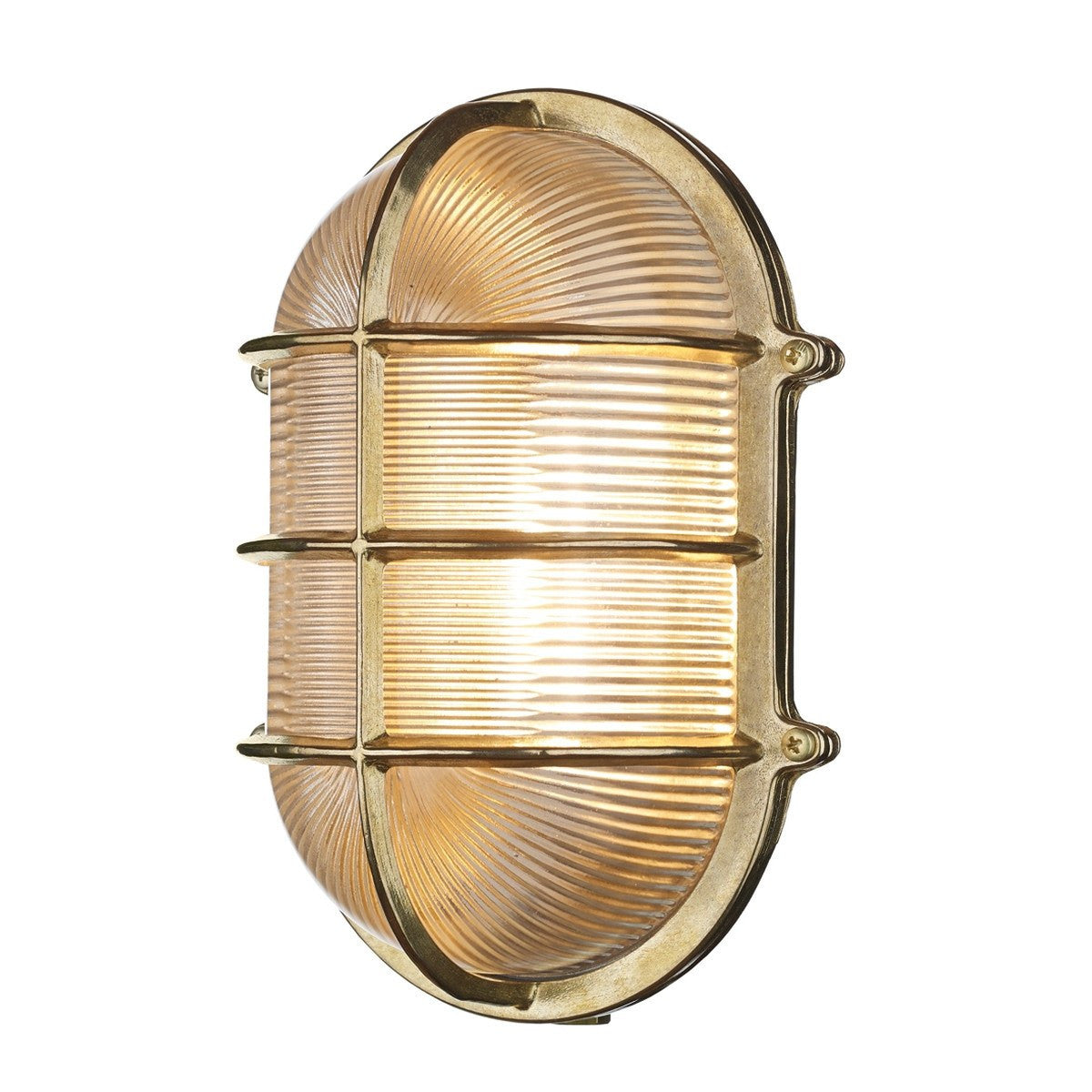 Admiral Brass Large Oval Wall Light - London Lighting - 1