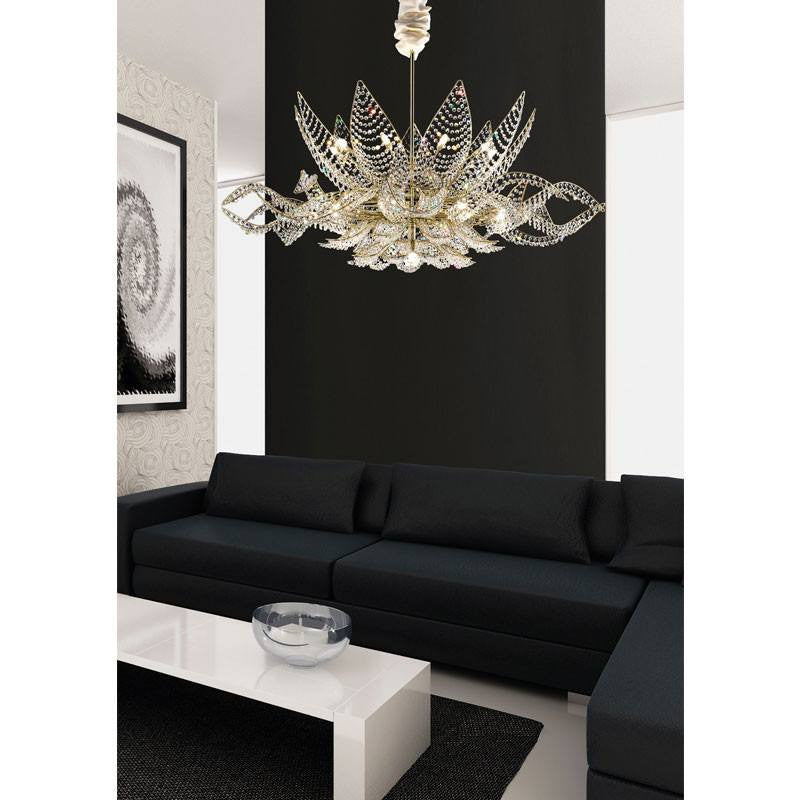 Ninfea 19 Light Murano Glass Chandelier