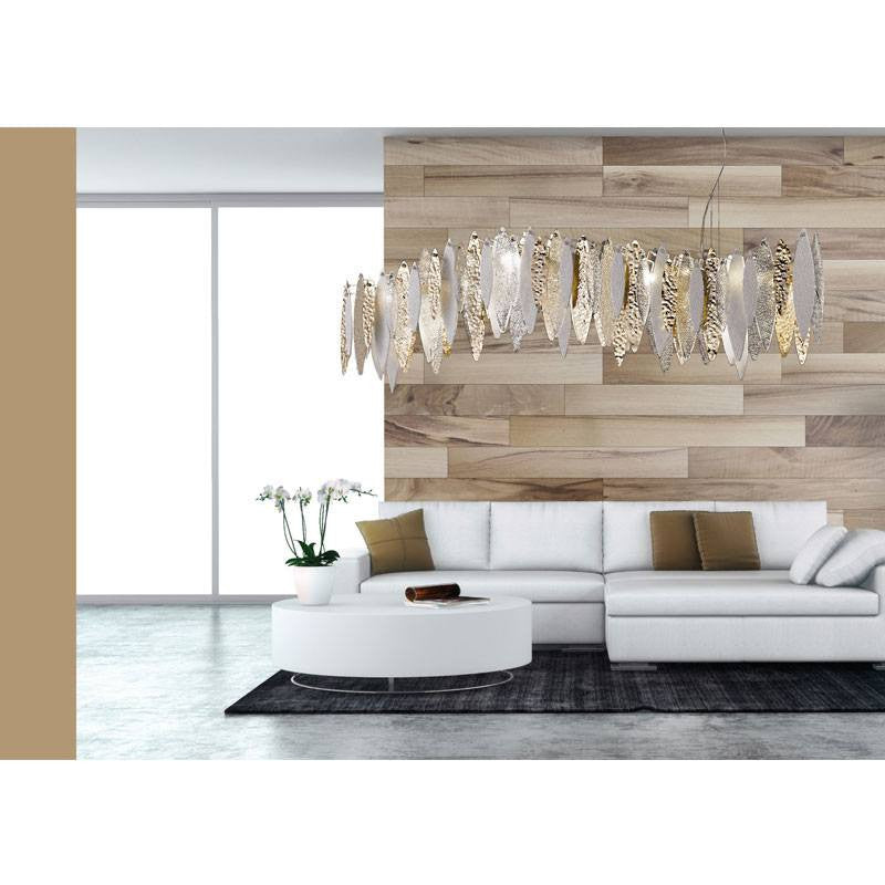 Castlenau Large Long Murano Glass Chandelier - ID 8017