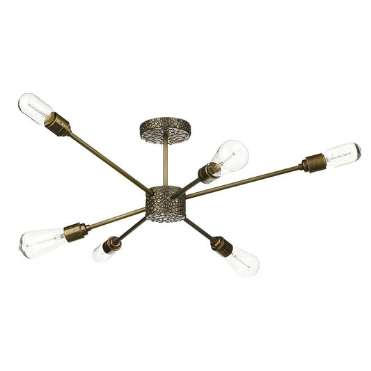 Aviator Six Lamp Ceiling Light Pendant