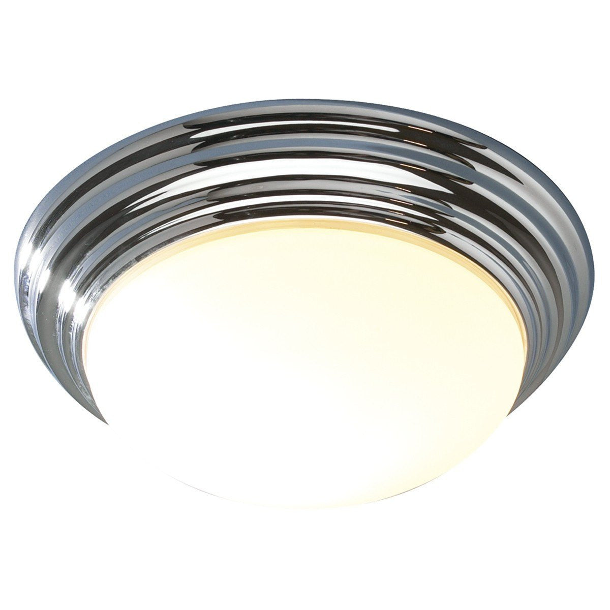 Barclay White Large Flush Light - London Lighting - 1