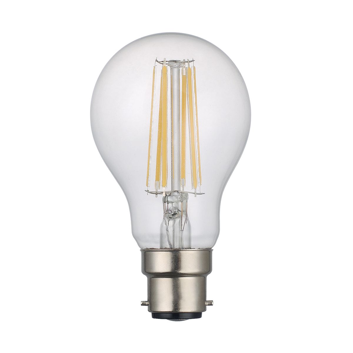 Clear GLS Lamp Warm White 8W LED B22 - ID 9817