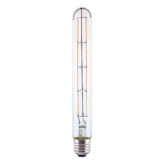Long Clear Tube Lamp Warm White 6W LED E27 - ID 9657