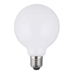 Medium Opal Globe Lamp Warm White 6W LED E27 - ID 9679