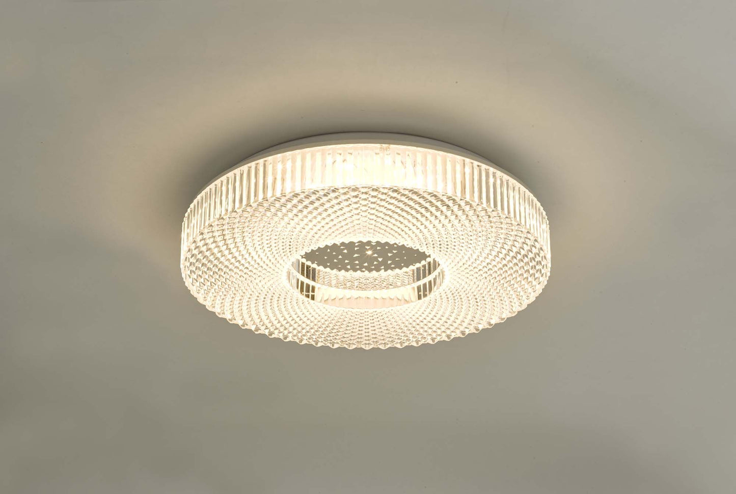 CIM Faceted Crystal Effect Small Flush Ceiling Light - ID 10931