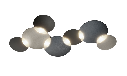 Grossmann CIRC Six Lamp Wall / Ceiling Light - Colour Options ID 11329 11330