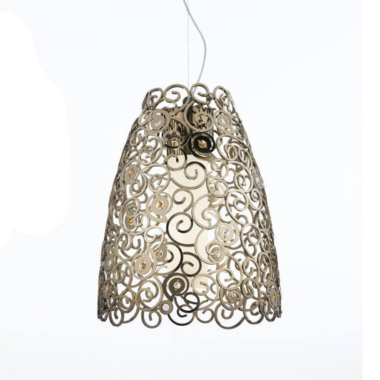 Crystal Marine Large Pendant with Glass Diffuser