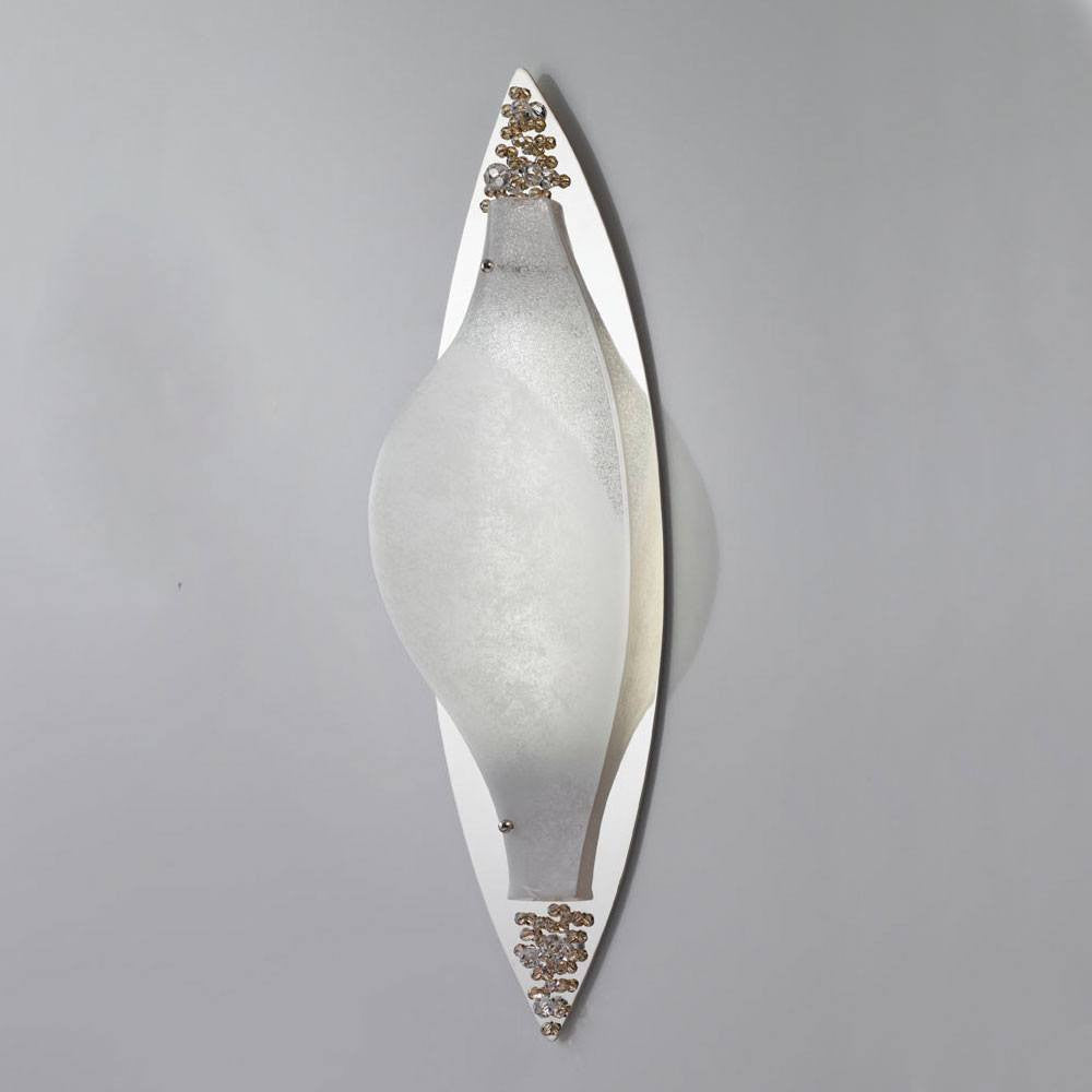 Crystal Moon Large Murano Glass Wall Light